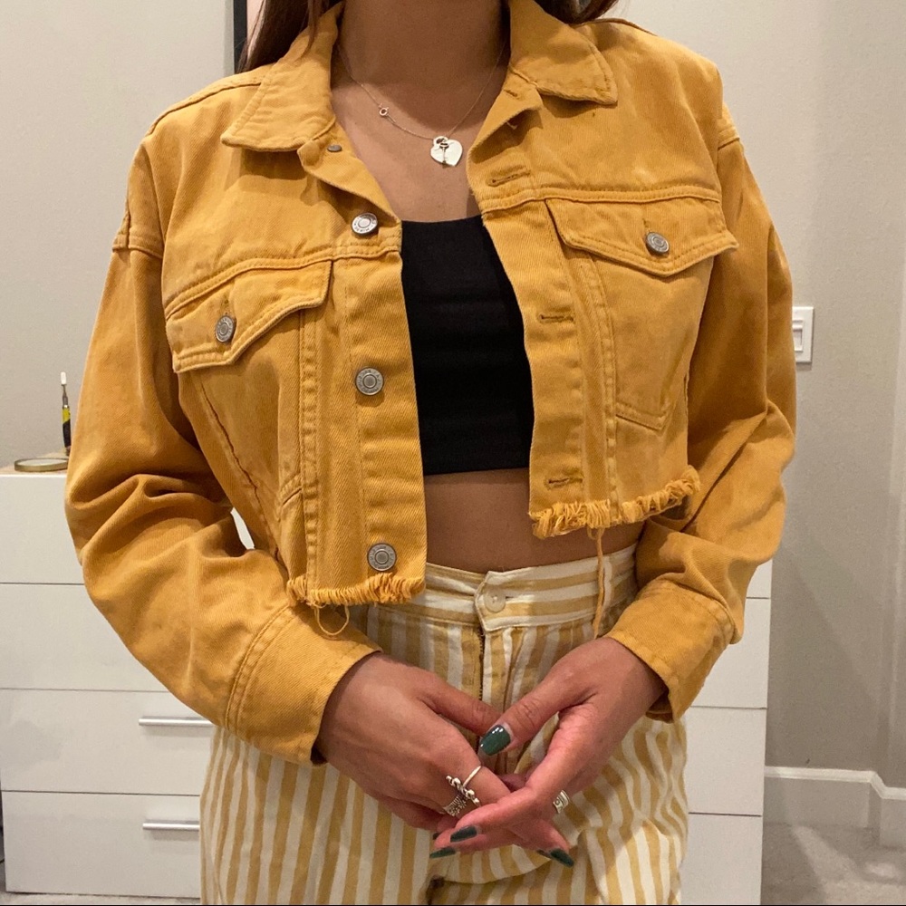 Pacsun Cropped Jean Jacket
